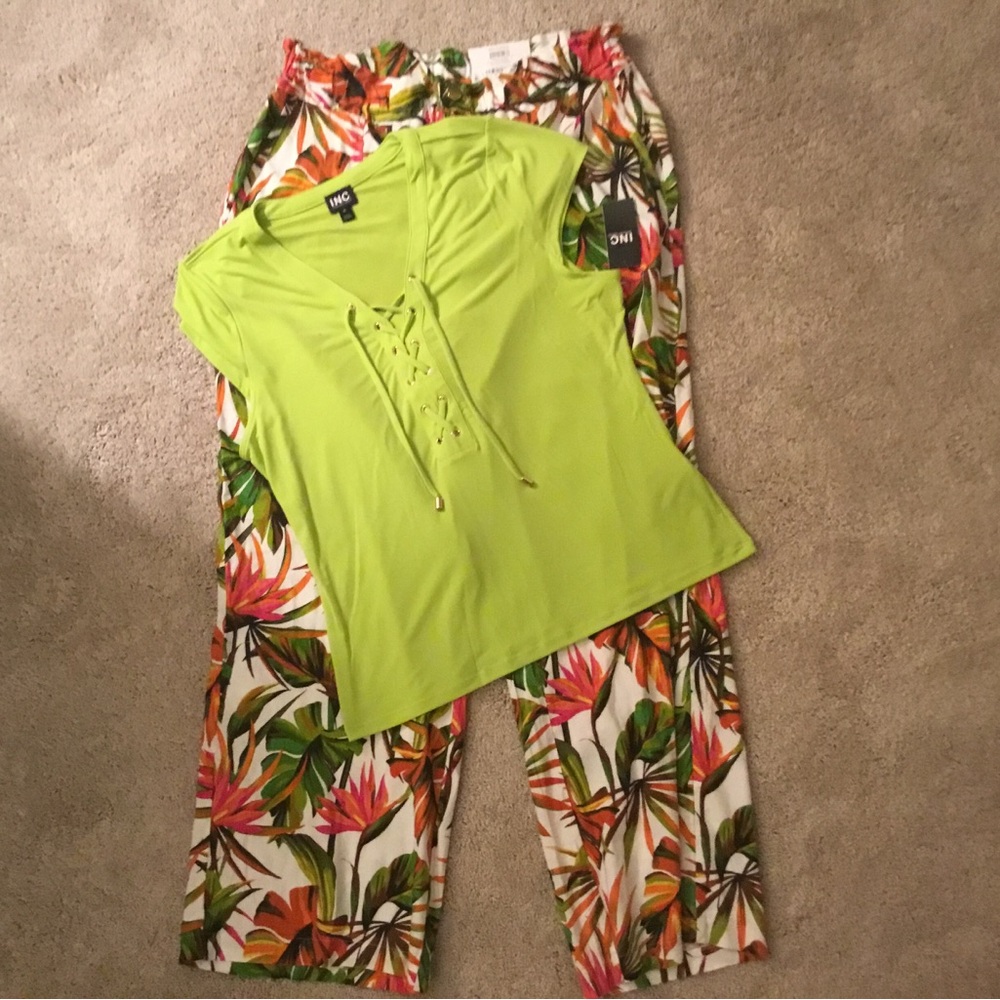 INC new Cruise Vacation Wear 2 set new tag XL